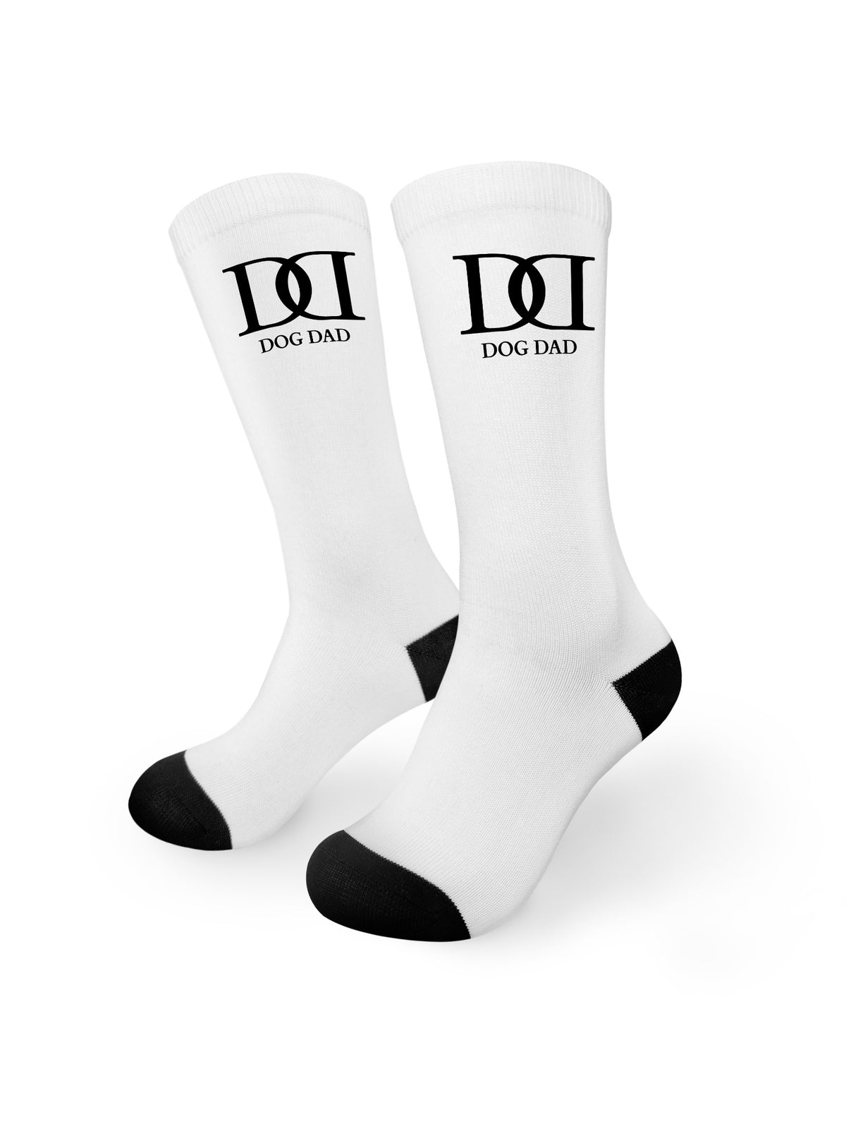 Dog Dad Monogram Dress Socks