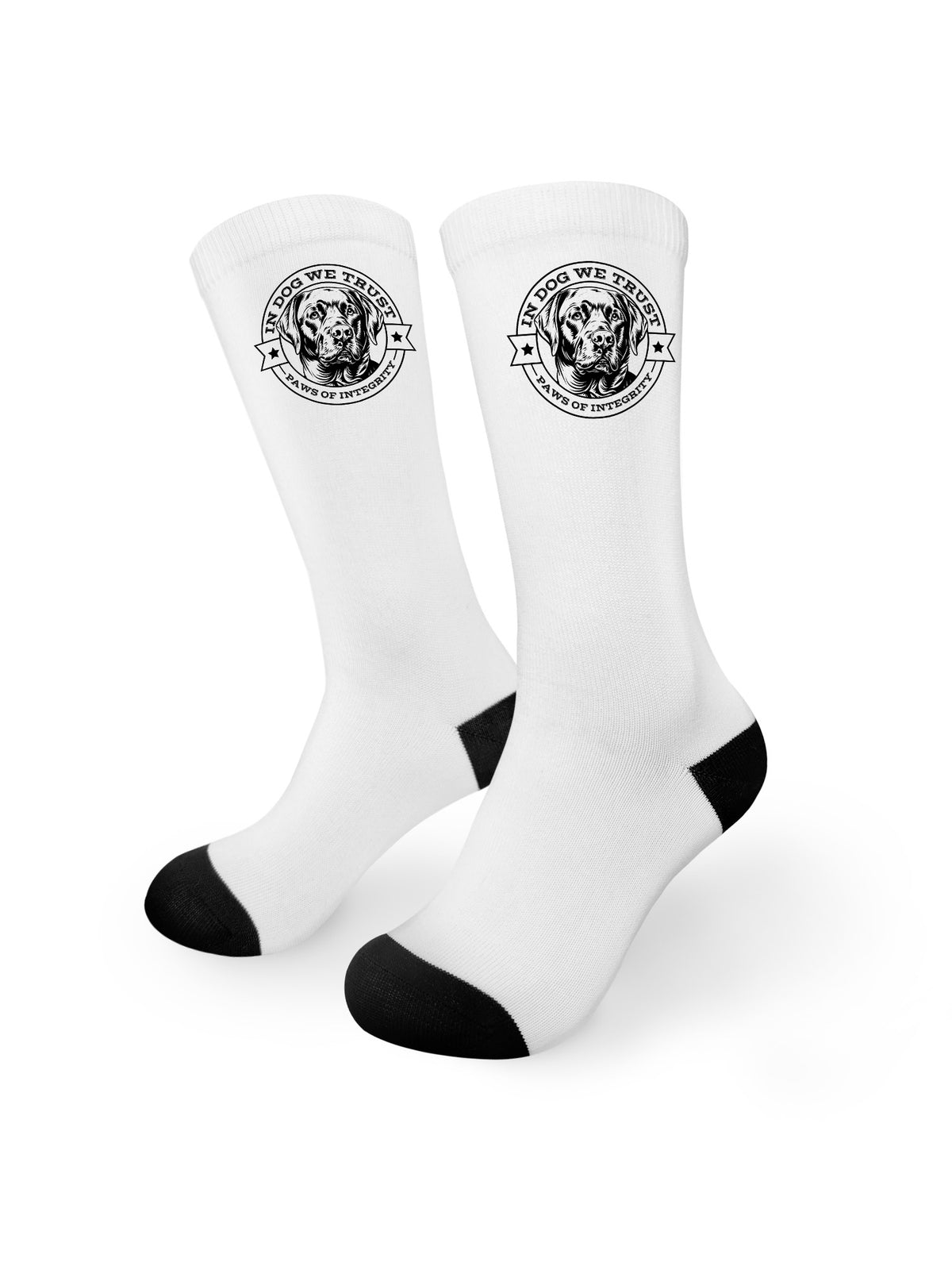 In Dog We Trust Dress Socks