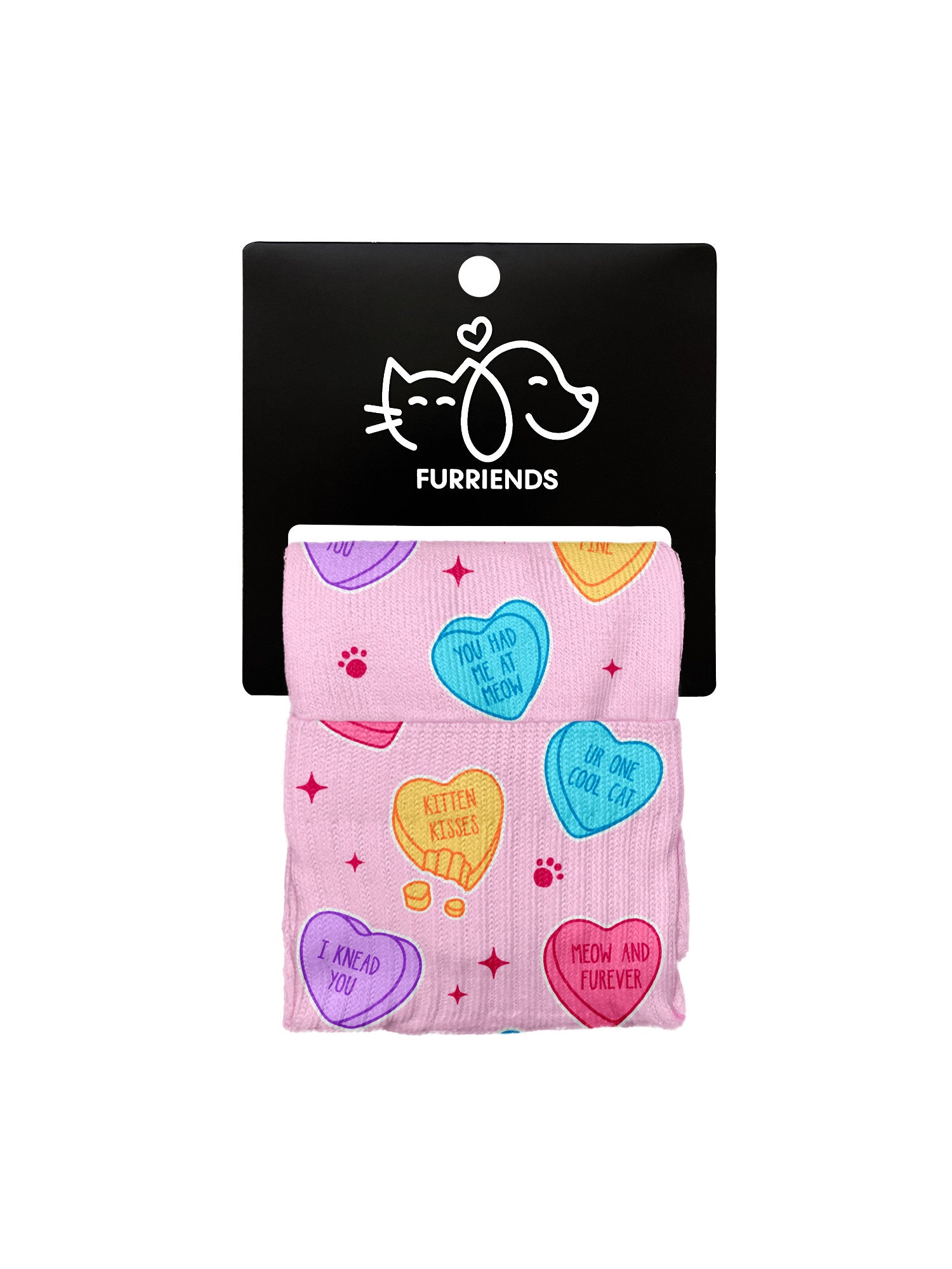 Candy Hearts Ankle Socks