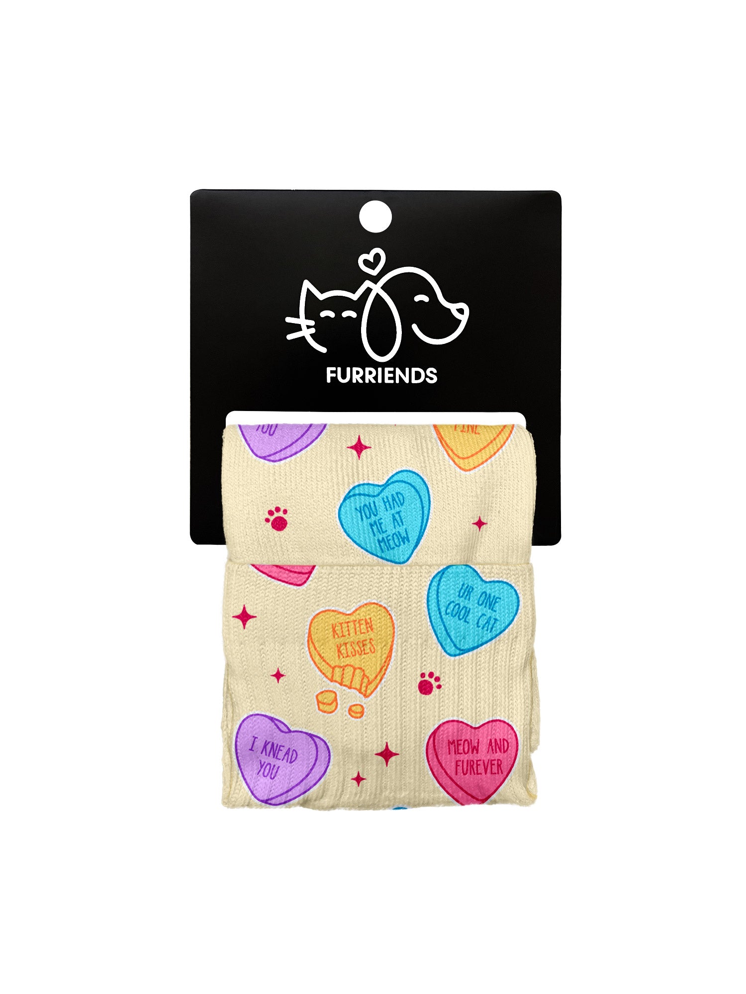 Candy Hearts Ankle Socks