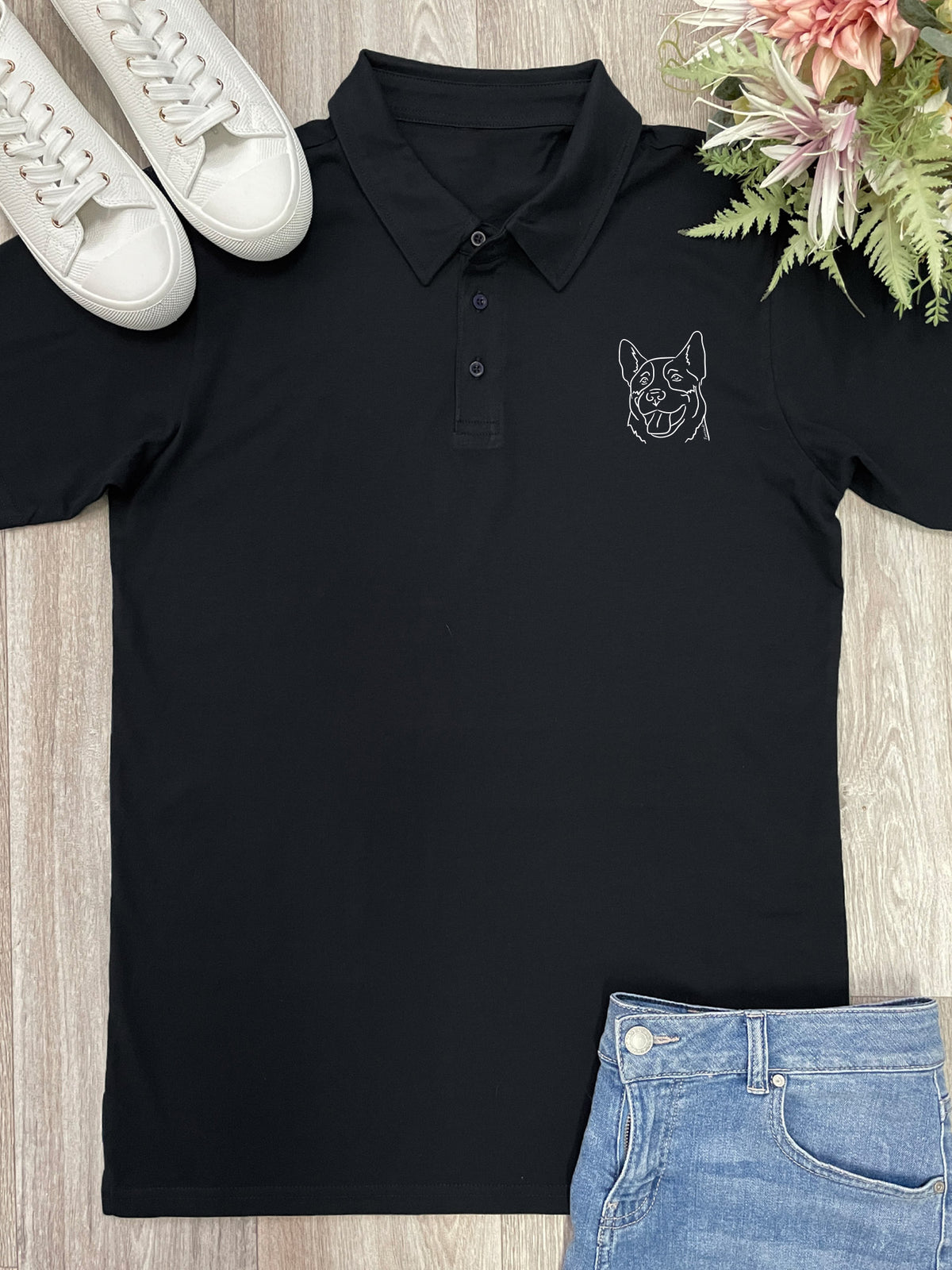 Australian Cattle Dog Unisex Polo Shirt