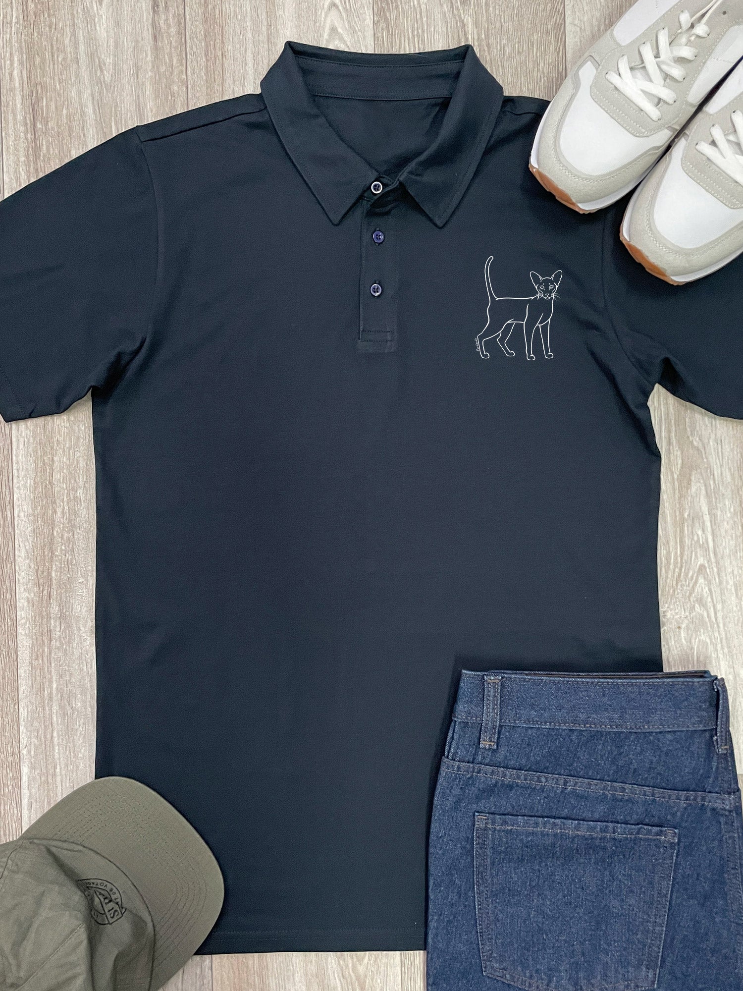 Siamese Unisex Polo Shirt