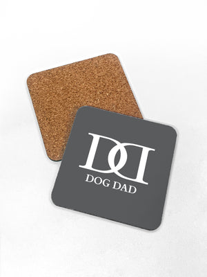 Dog Dad Monogram Coaster