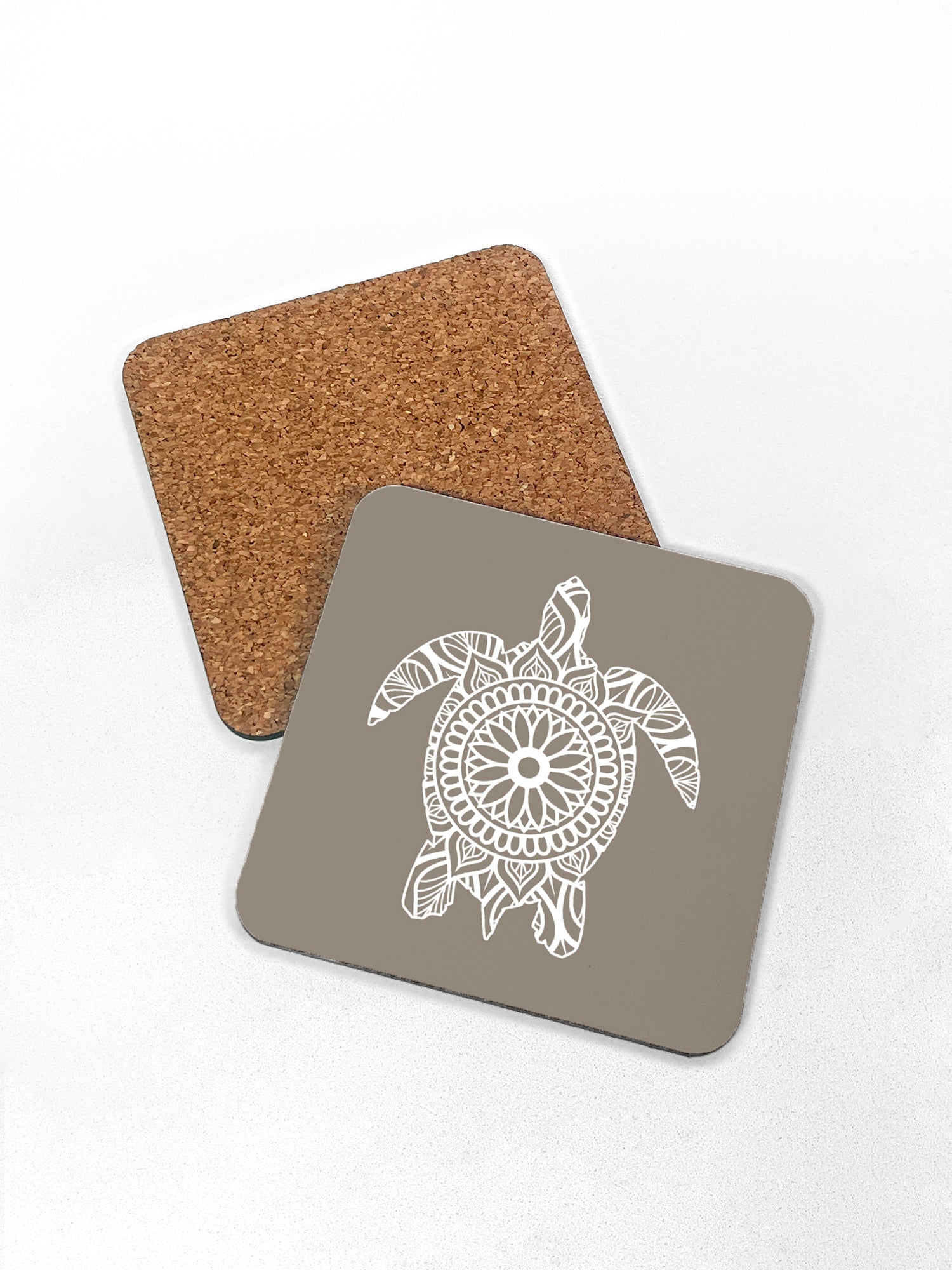 Turtle Mandala Coaster