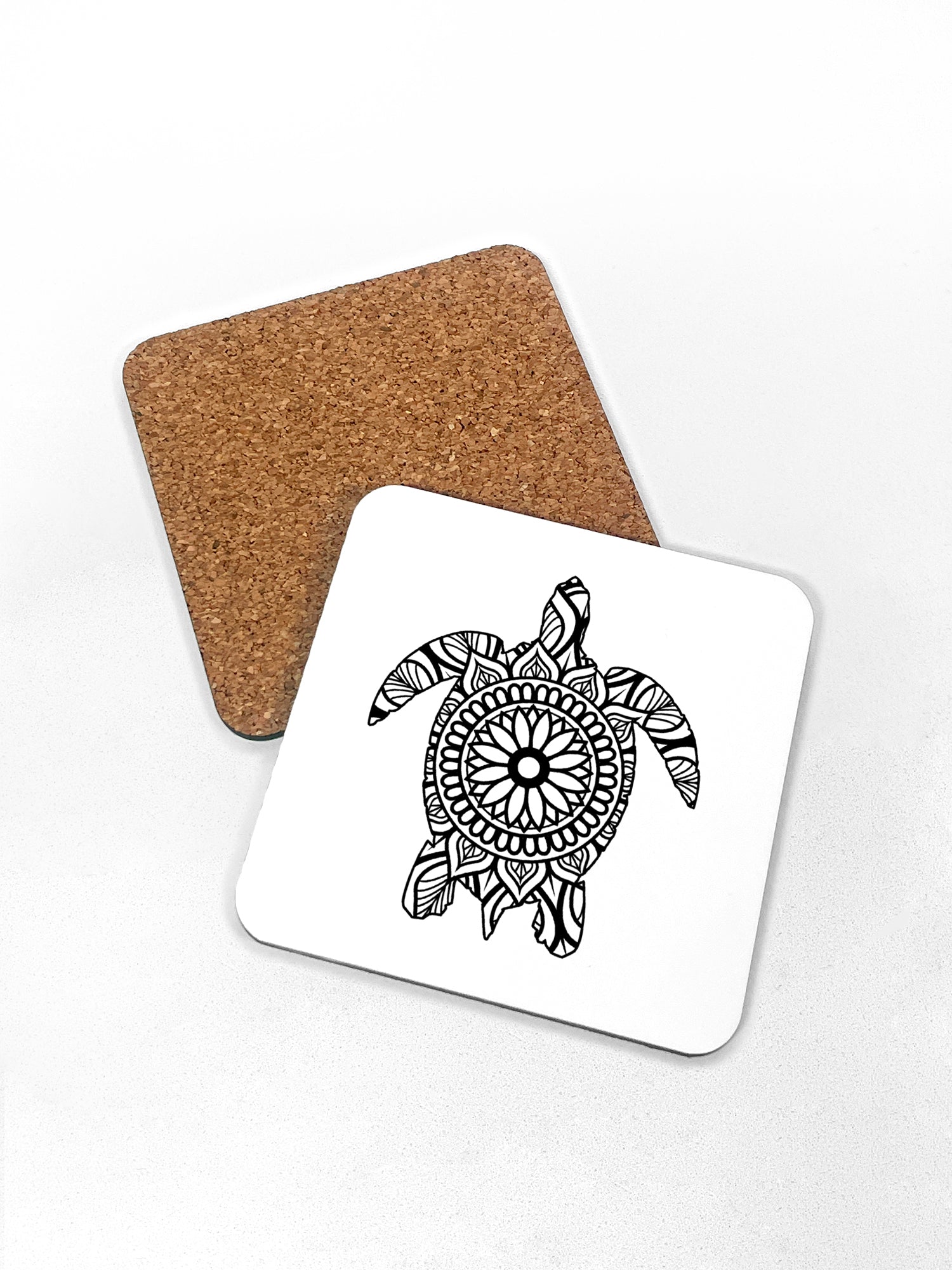 Turtle Mandala Coaster