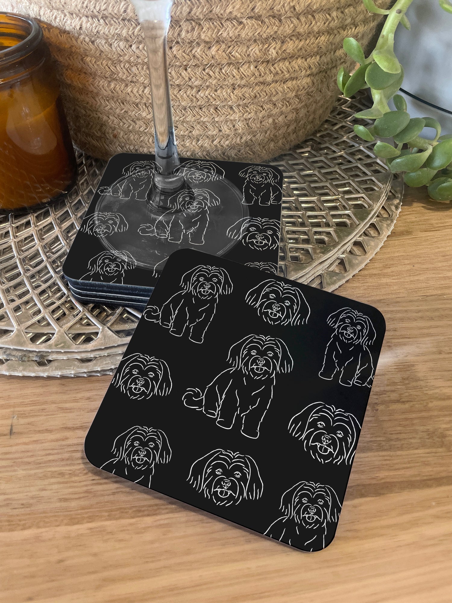 Maltese Terrier Coaster