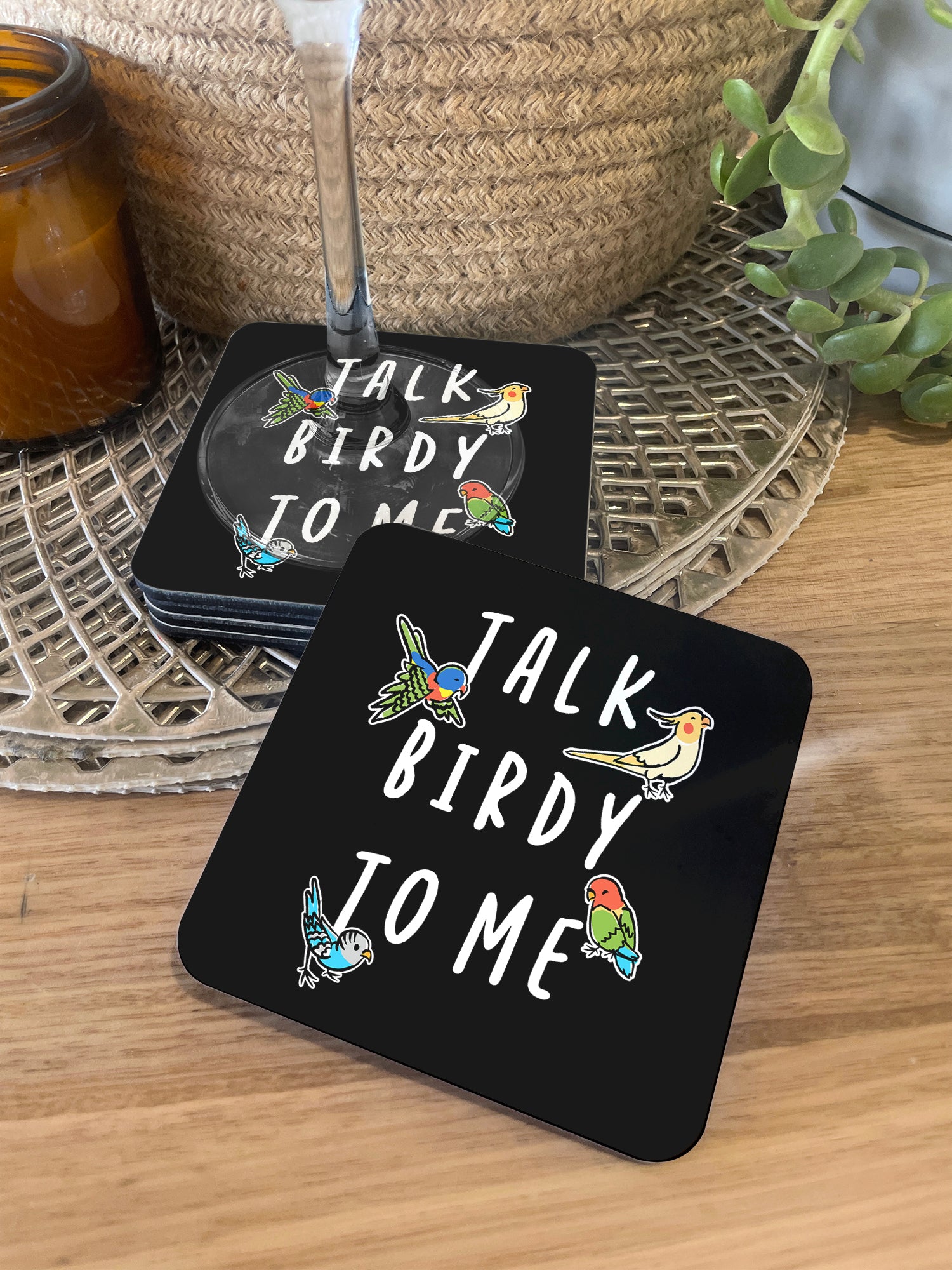 Talk Birdy To Me Coaster