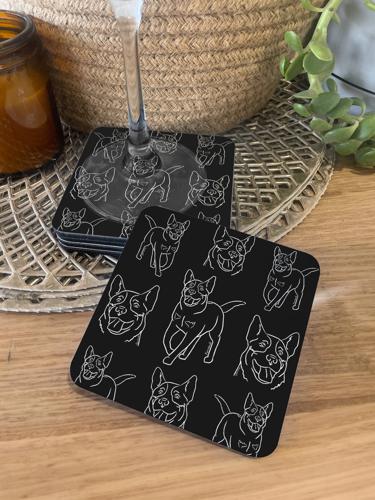 Australian Cattle Dog Drink Coaster Furriends Australia