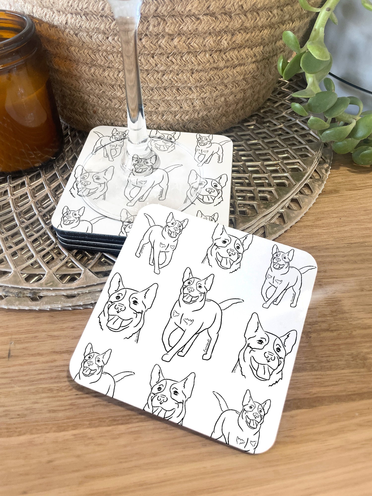 Australian Cattle Dog Coaster