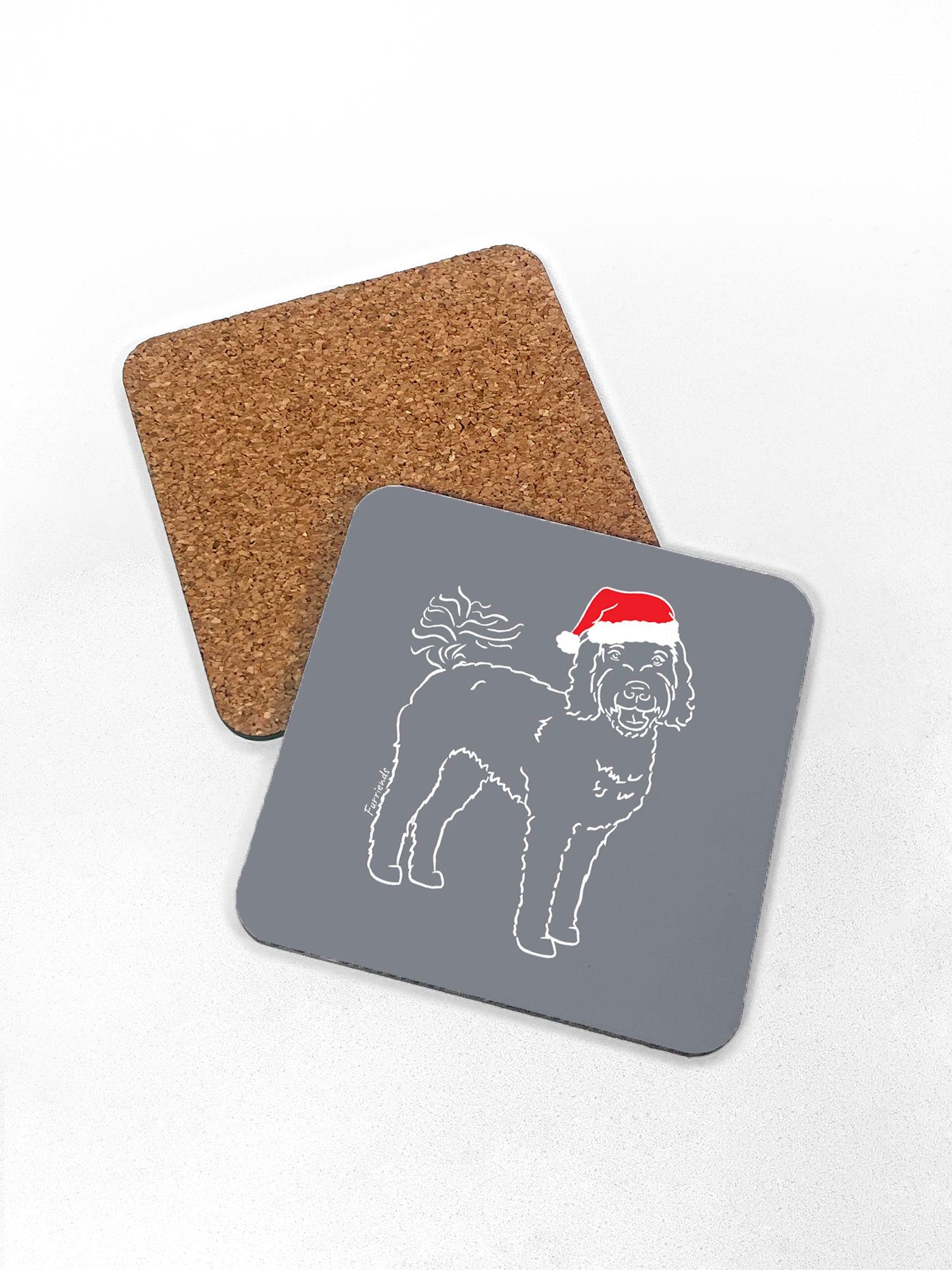 Labradoodle Christmas Edition Coaster