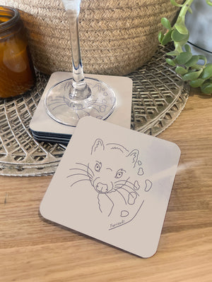 Spotted-Tailed Quoll Coaster