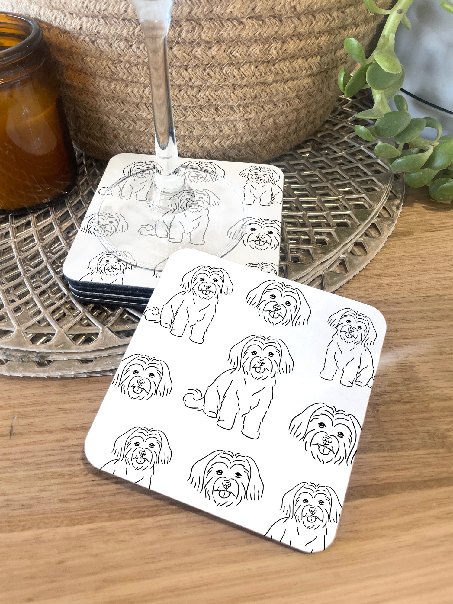 Maltese Terrier Coaster