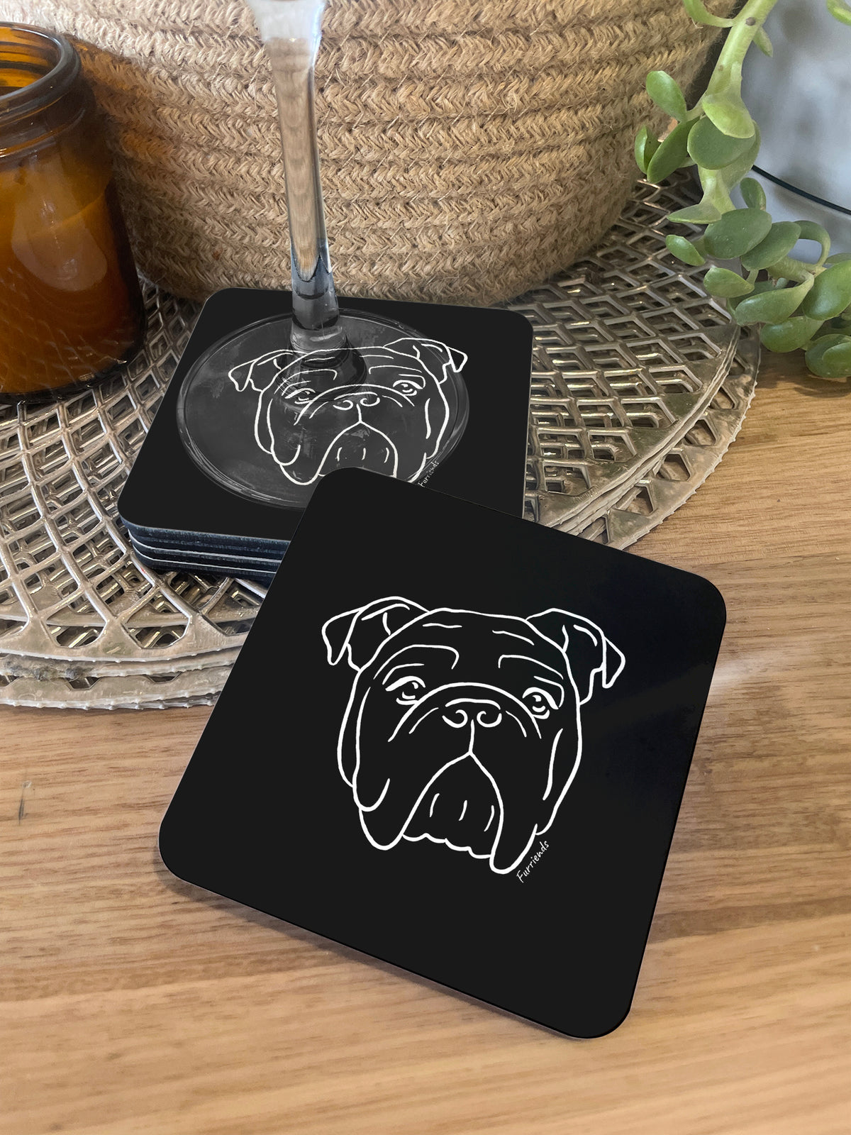 British Bulldog Coaster