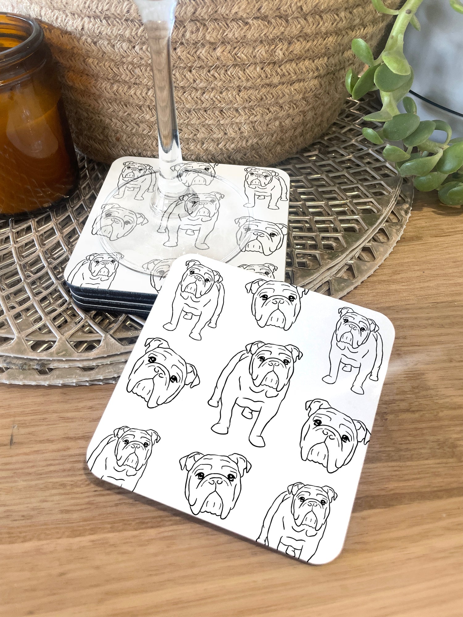 British Bulldog Coaster