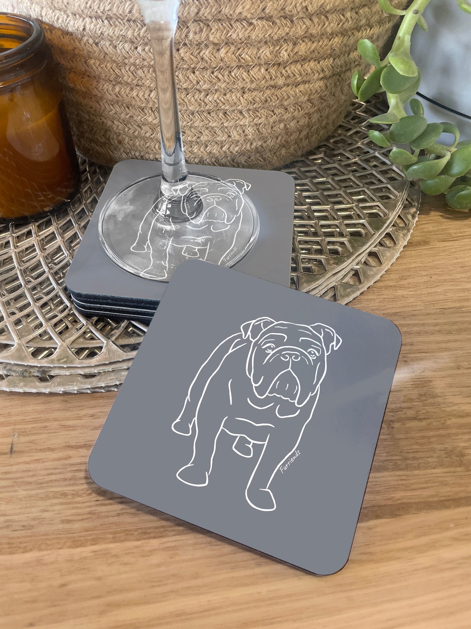 British Bulldog Coaster