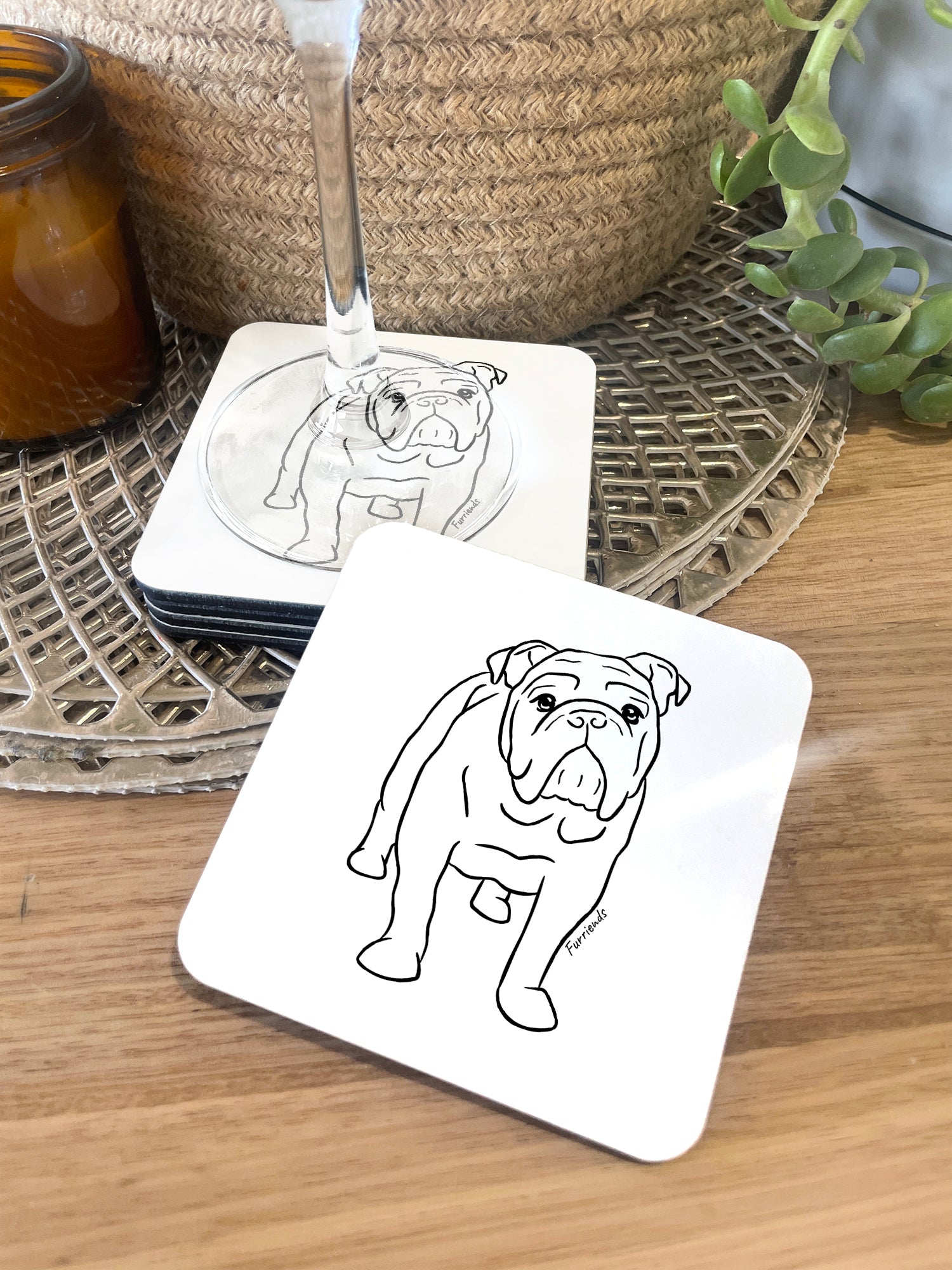 British Bulldog Coaster