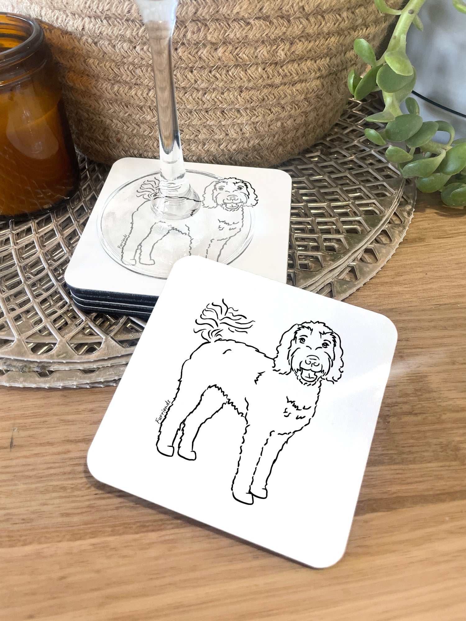 Labradoodle Coaster