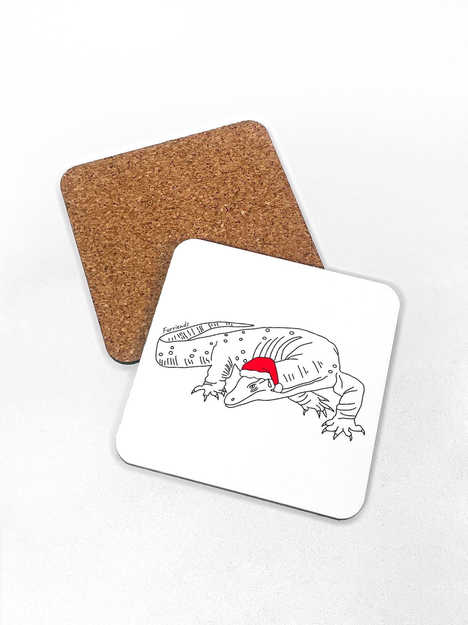 Lace Monitor Christmas Edition Coaster