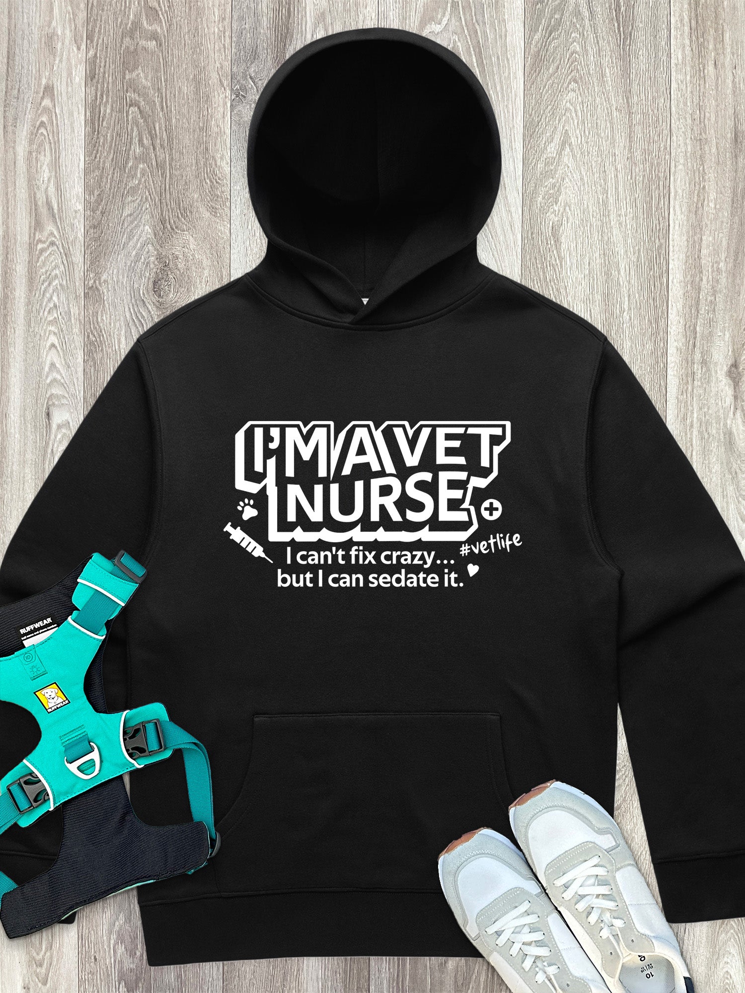 I'm A Vet Nurse Men's Comfort Hood