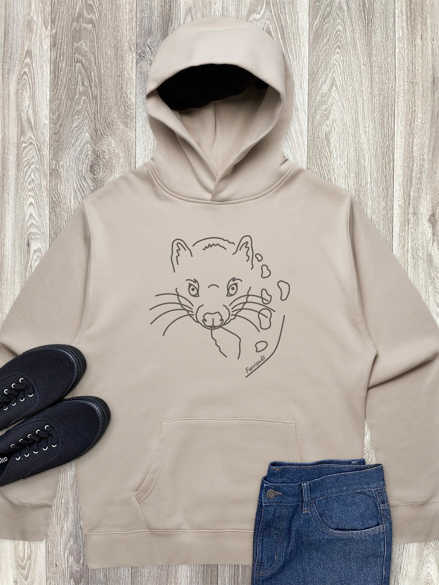 Spotted-tailed Quoll Men's Comfort Hood