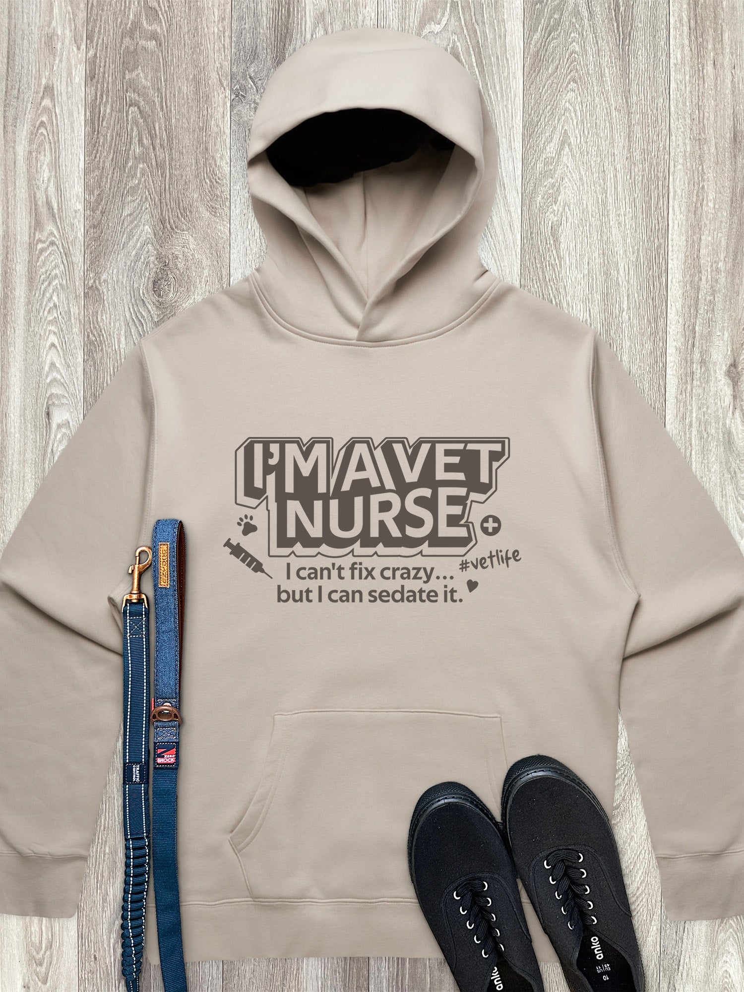 I'm A Vet Nurse Men's Comfort Hood