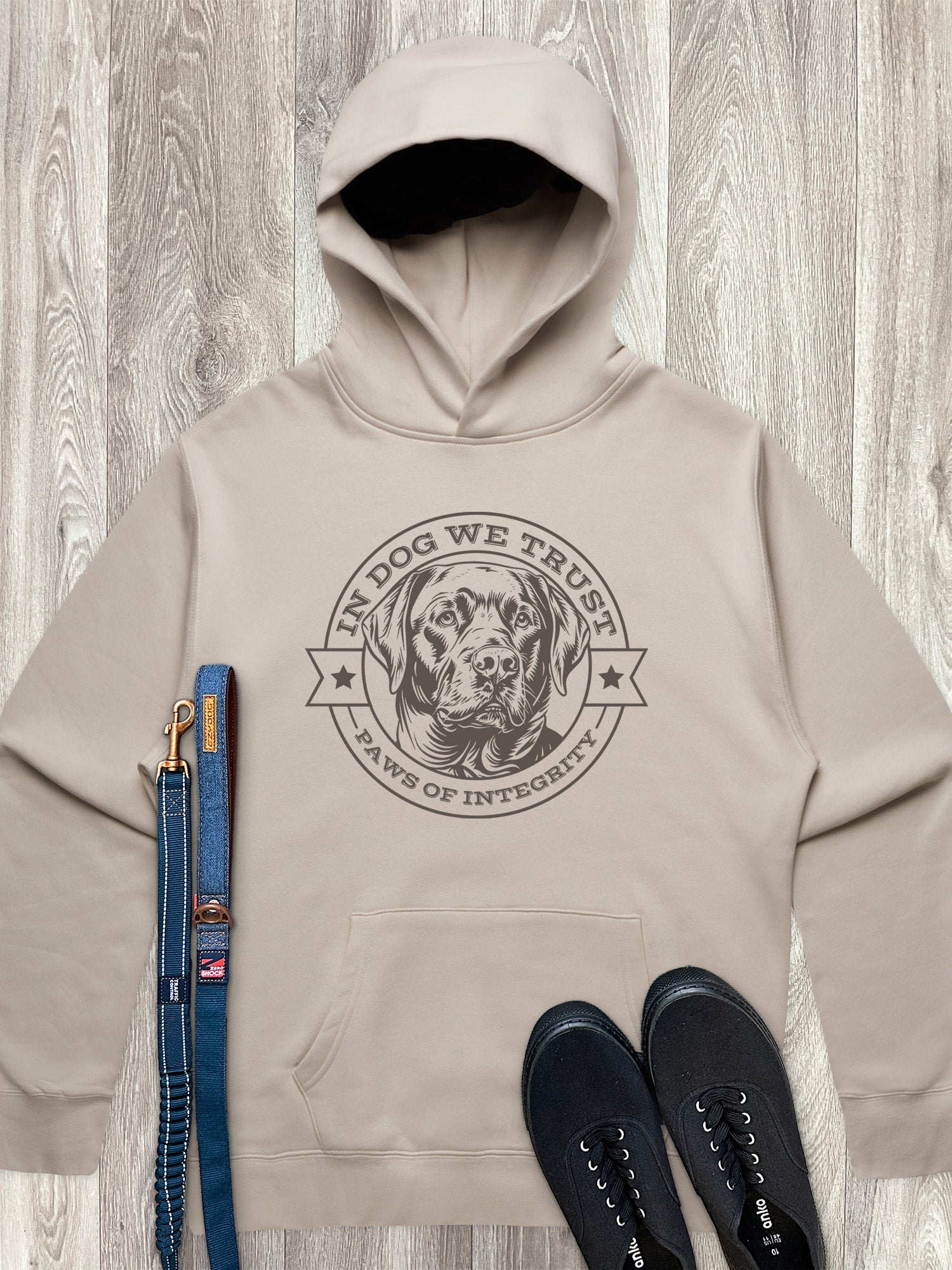 In Dog We Trust Men's Comfort Hood