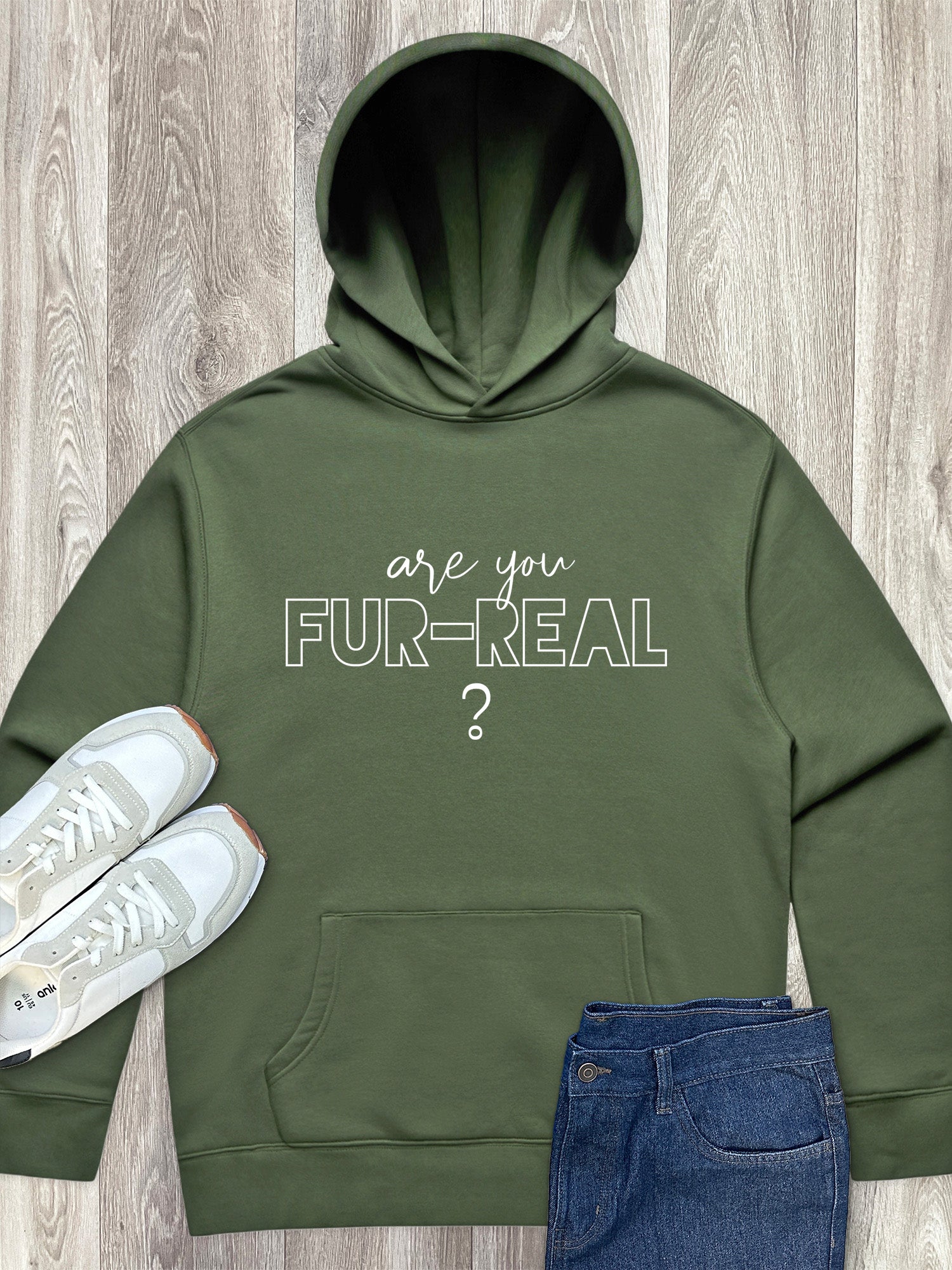 Are You Fur-Real? Men's Comfort Hood