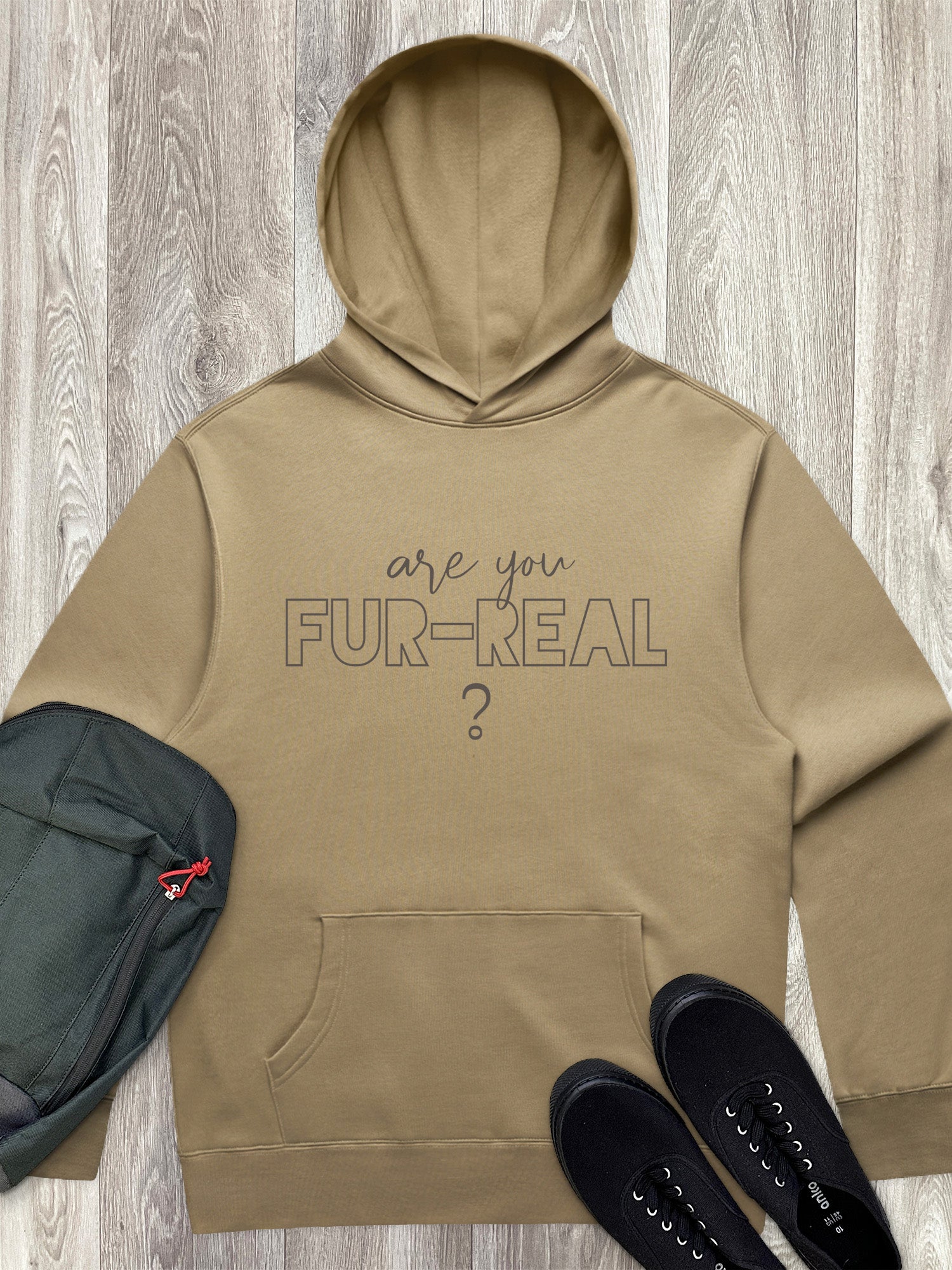 Are You Fur-Real? Men's Comfort Hood