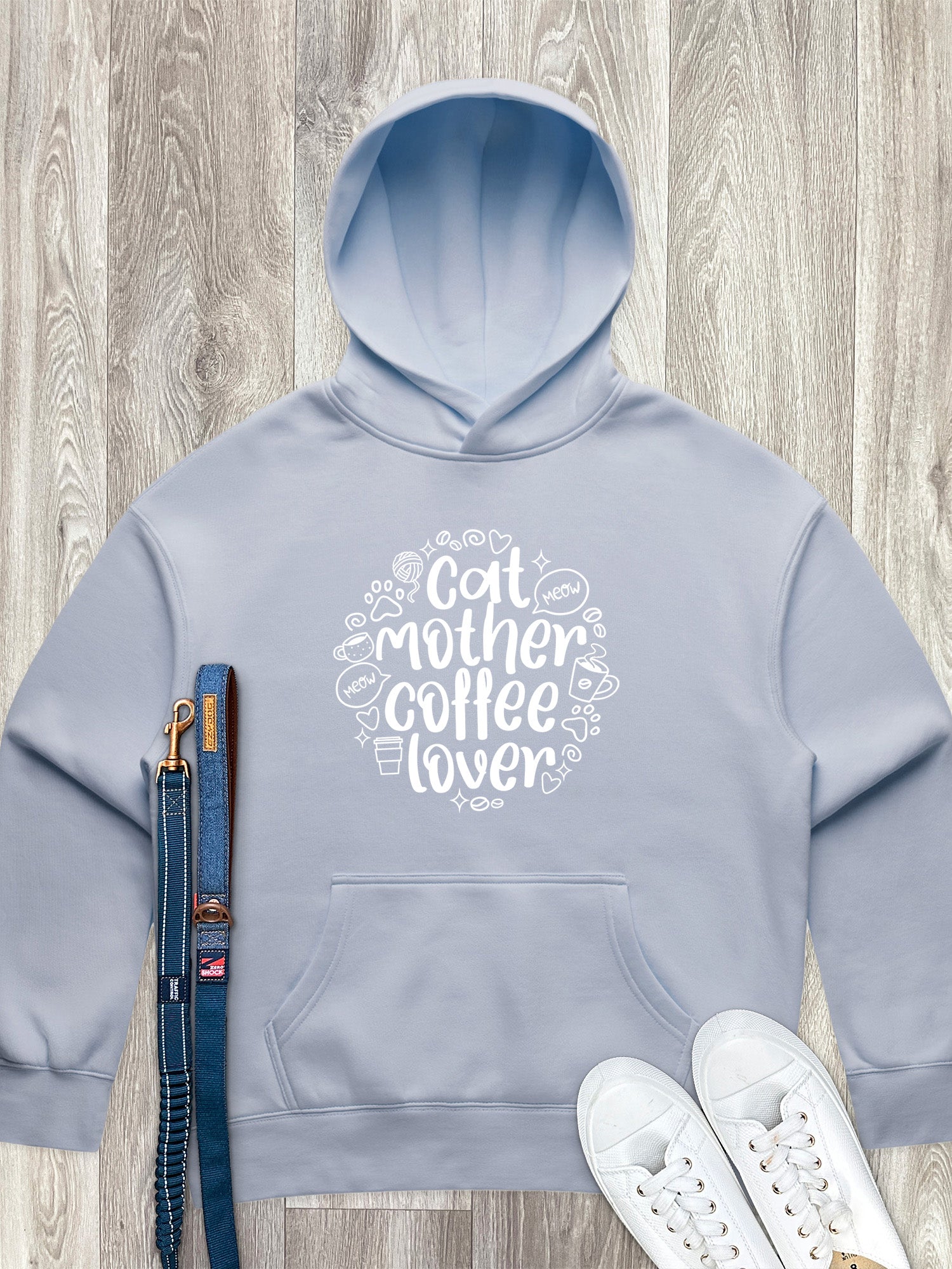 Cat Mother Coffee Lover Women's Comfort Hood