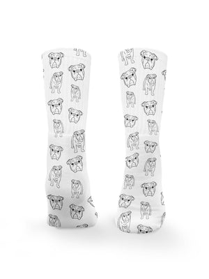 British Bulldog Crew Socks