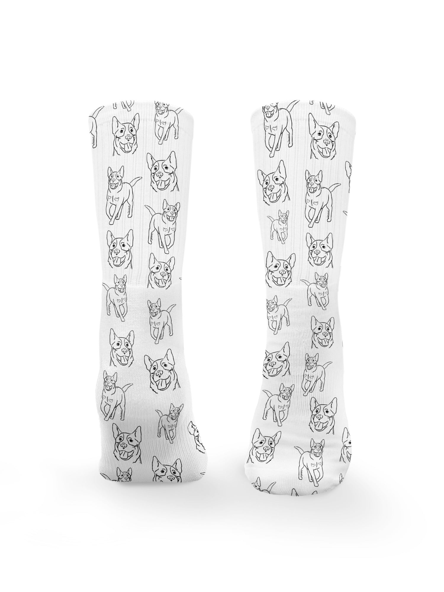 Australian Cattle Dog Crew Socks