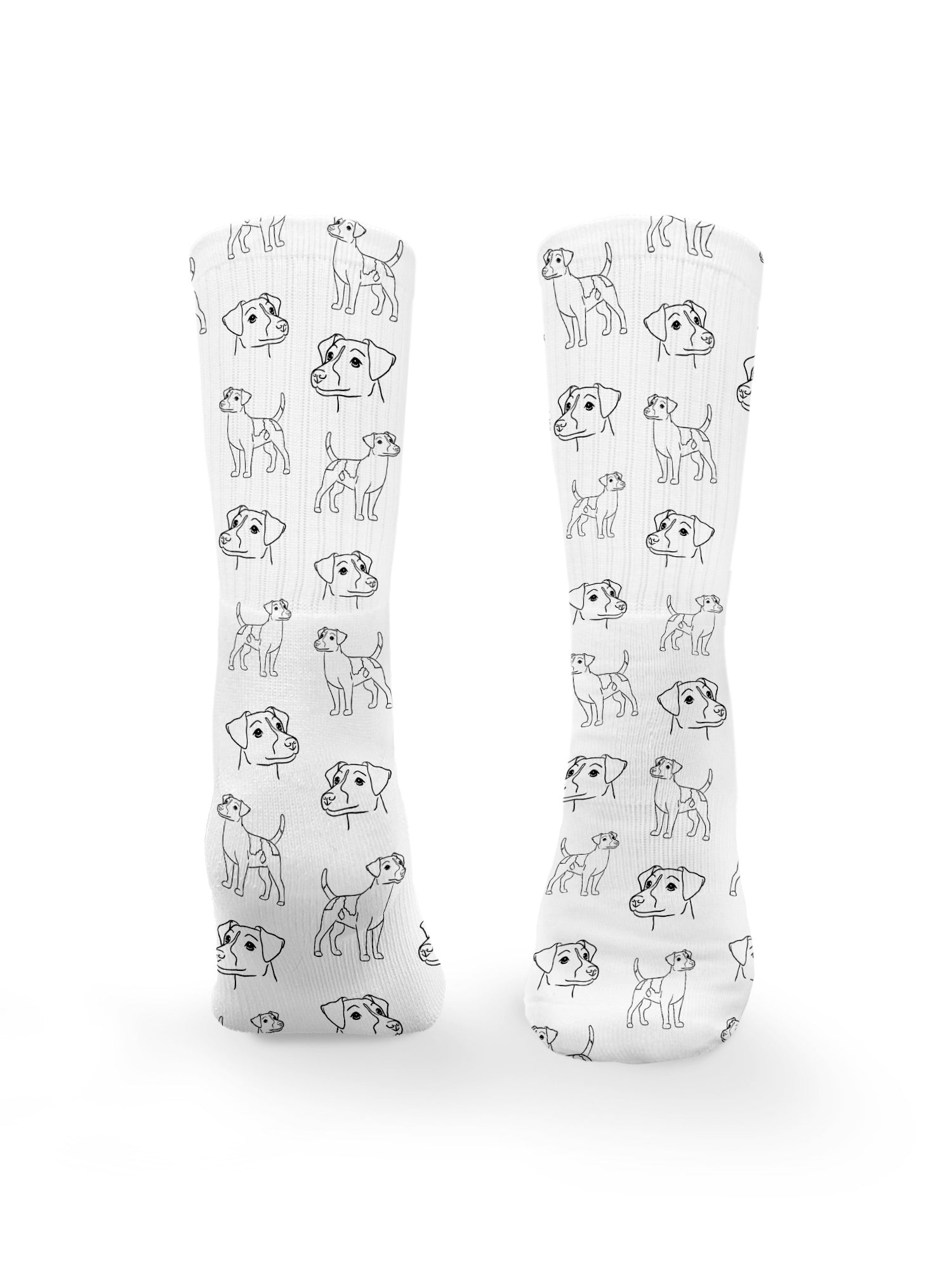 Jack Russell Terrier (Smooth Coat) Crew Socks