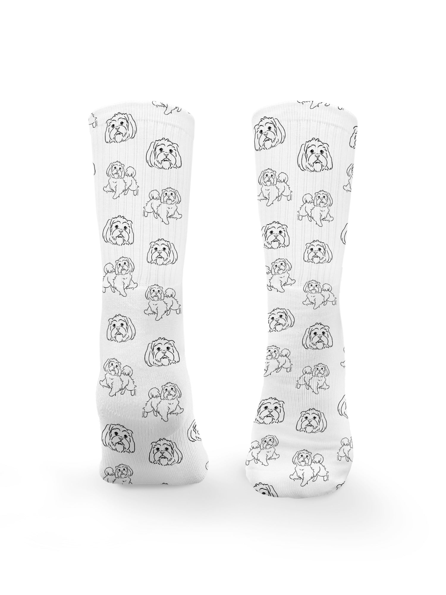 Shih Tzu Crew Socks