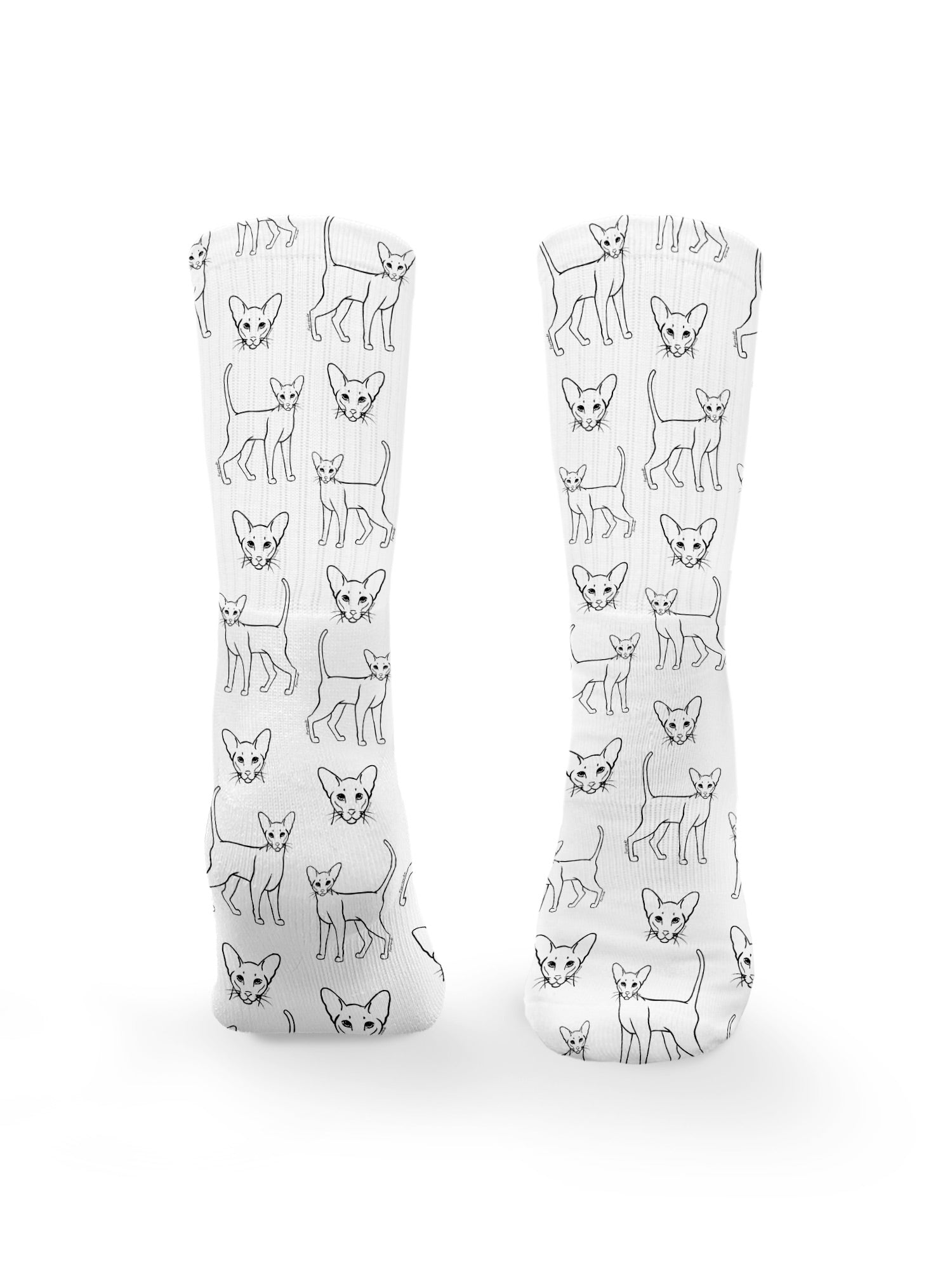 Siamese Crew Socks