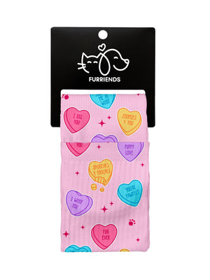 Candy Hearts Crew Socks