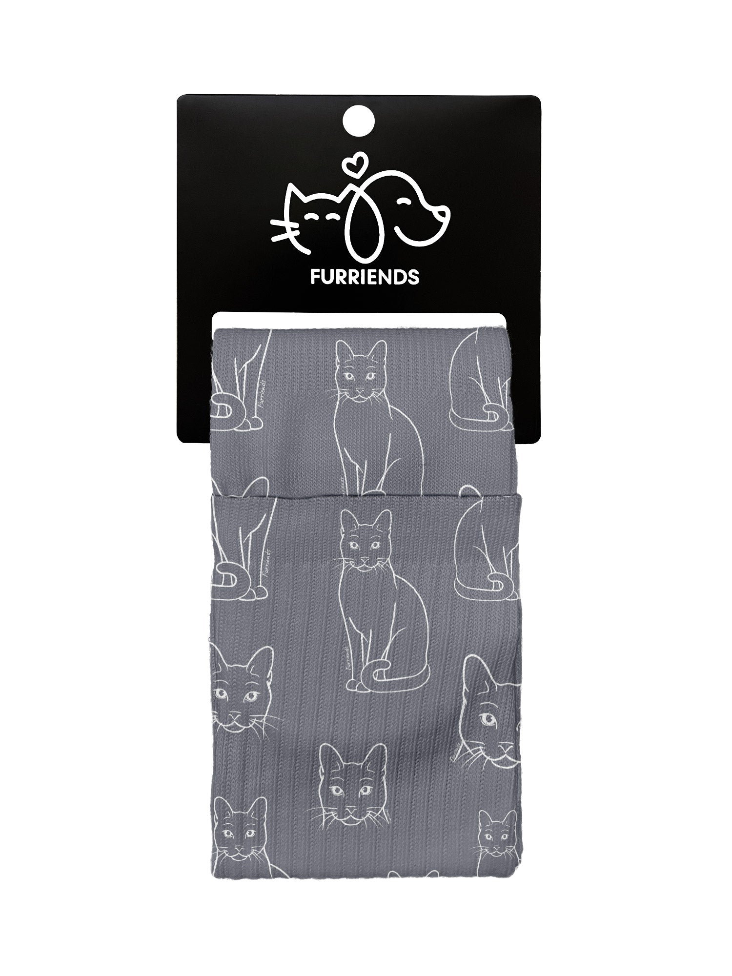 Russian Blue Crew Socks