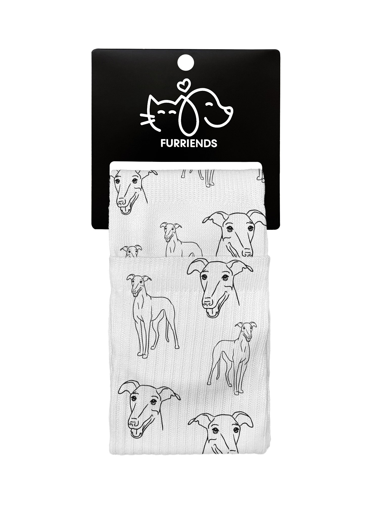 Greyhound Crew Socks