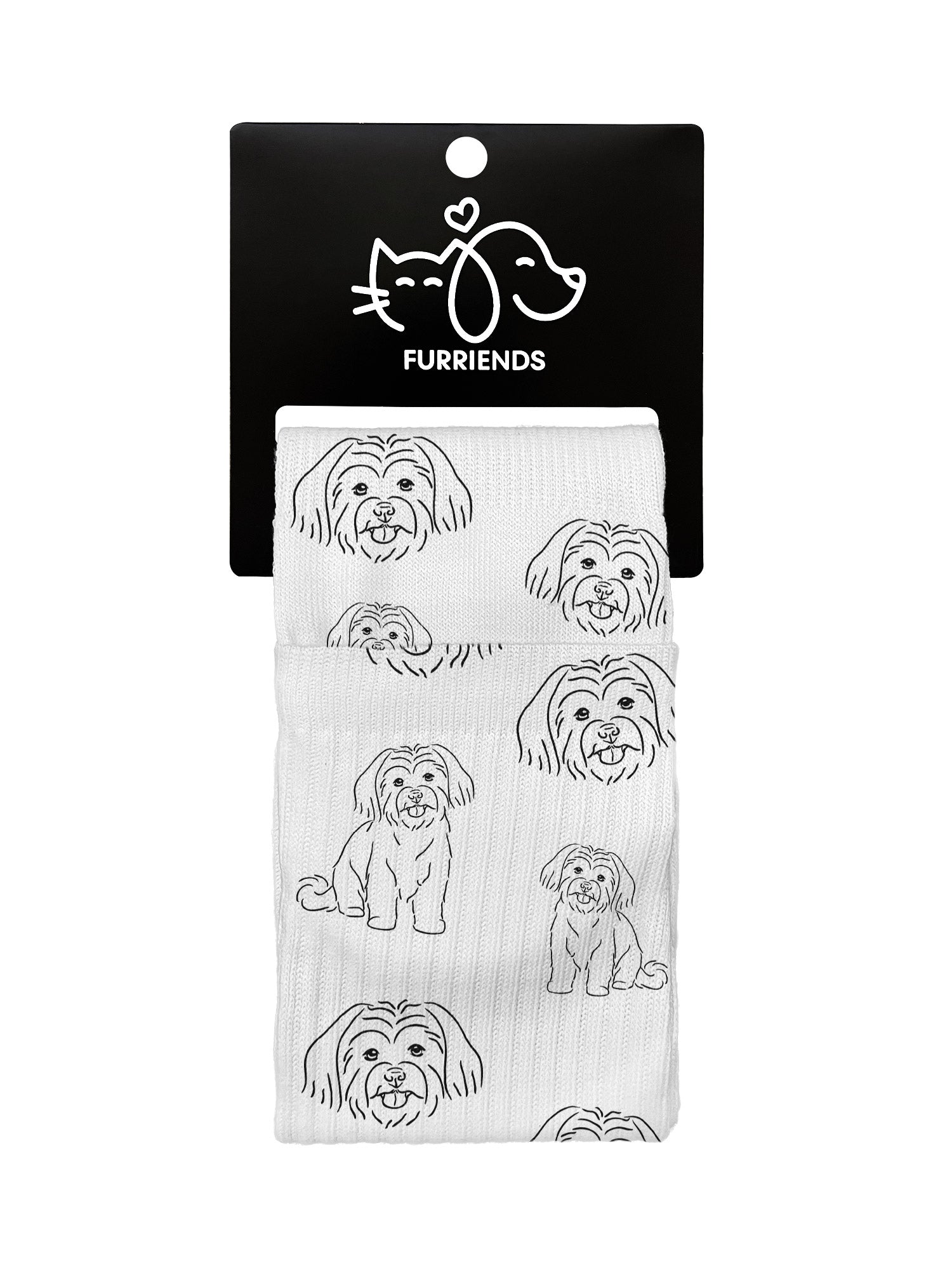 Maltese Terrier Crew Socks