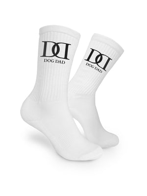 Dog Dad Monogram Crew Socks