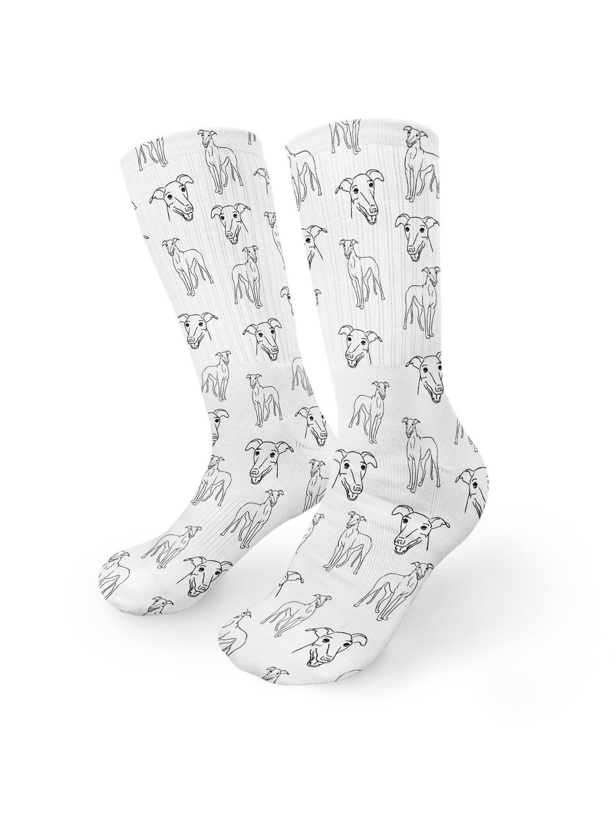 Greyhound Crew Socks