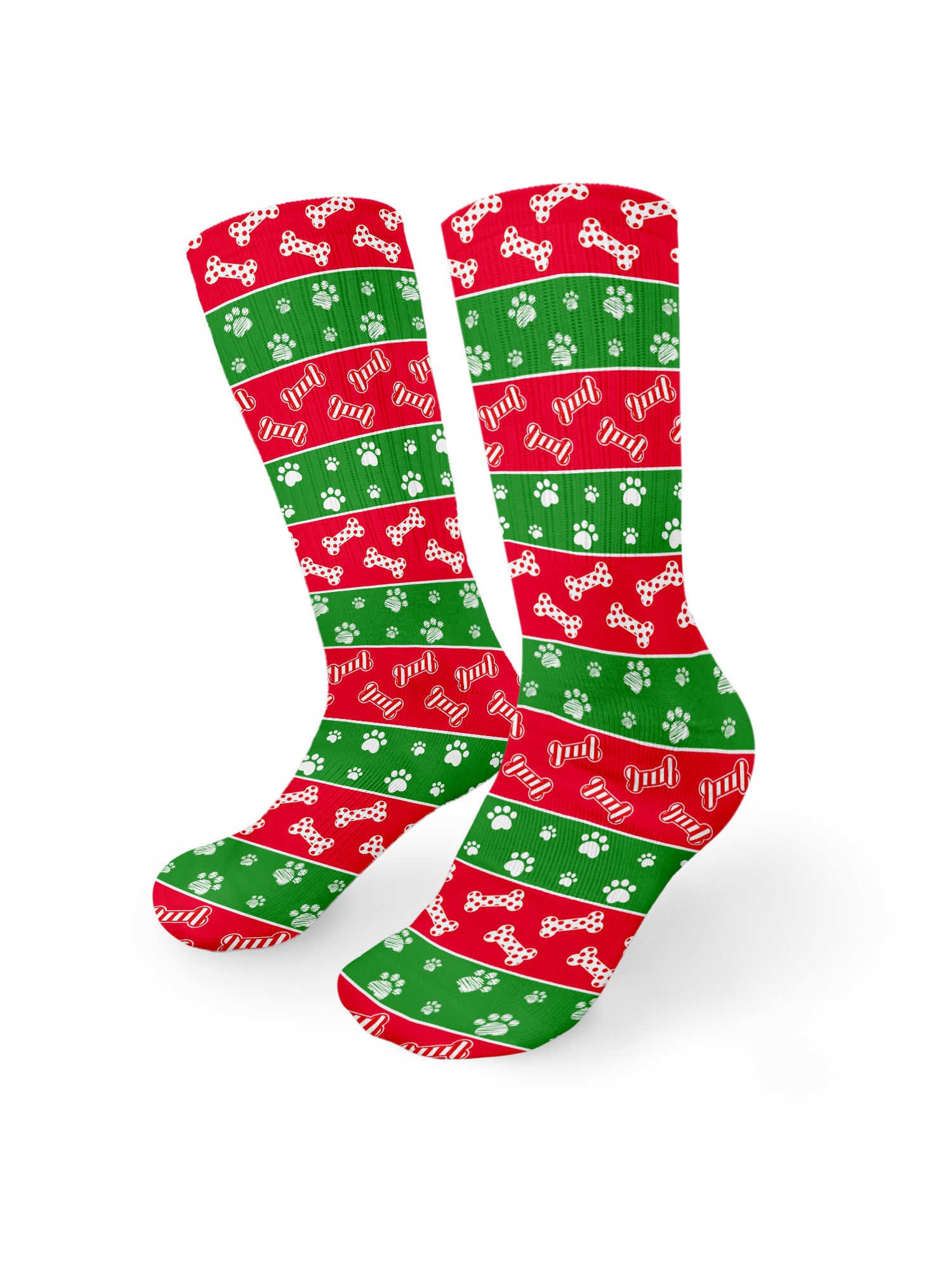 Dog Lover Christmas Crew Socks