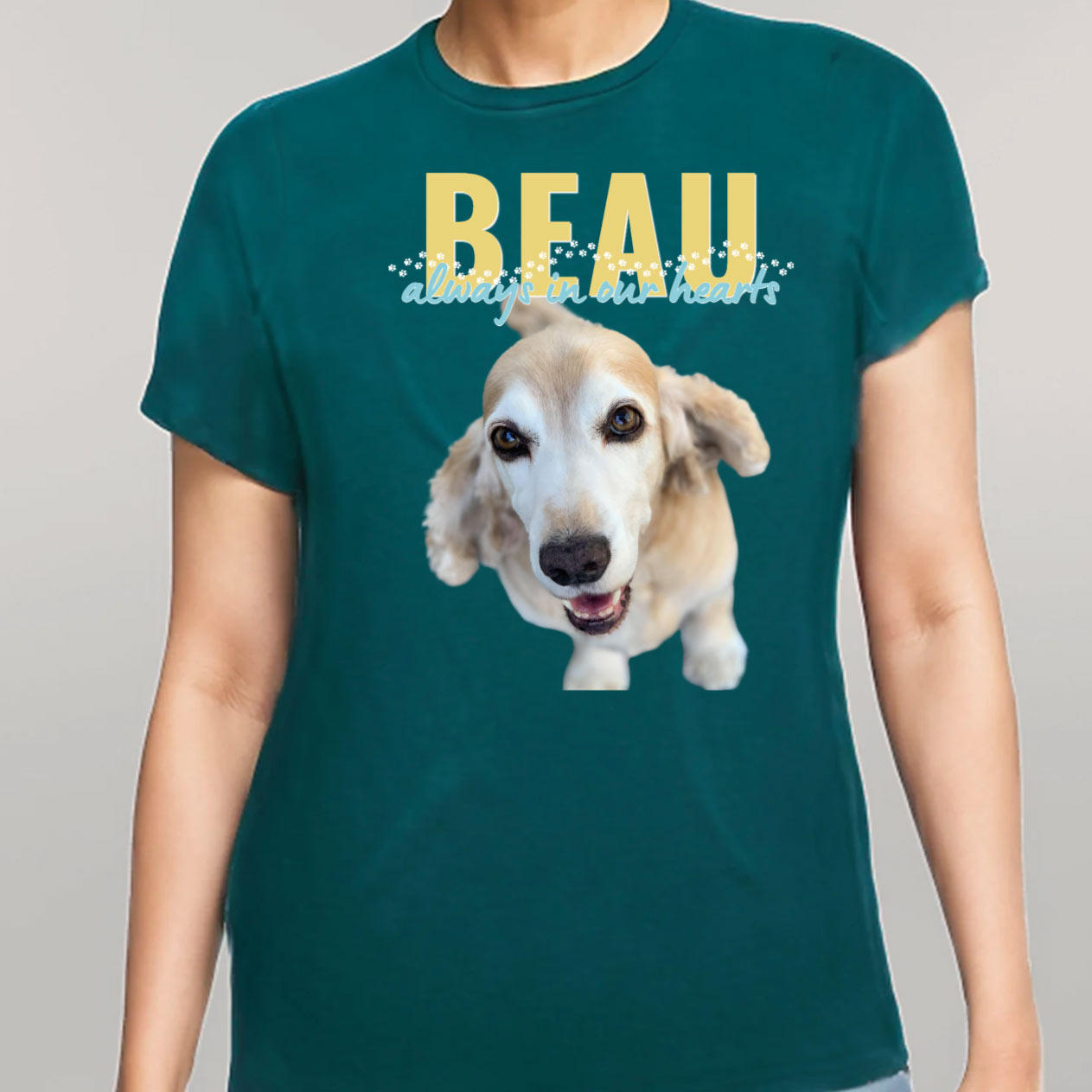 Customisable Pet Photo Ava Women's Regular Fit Tee