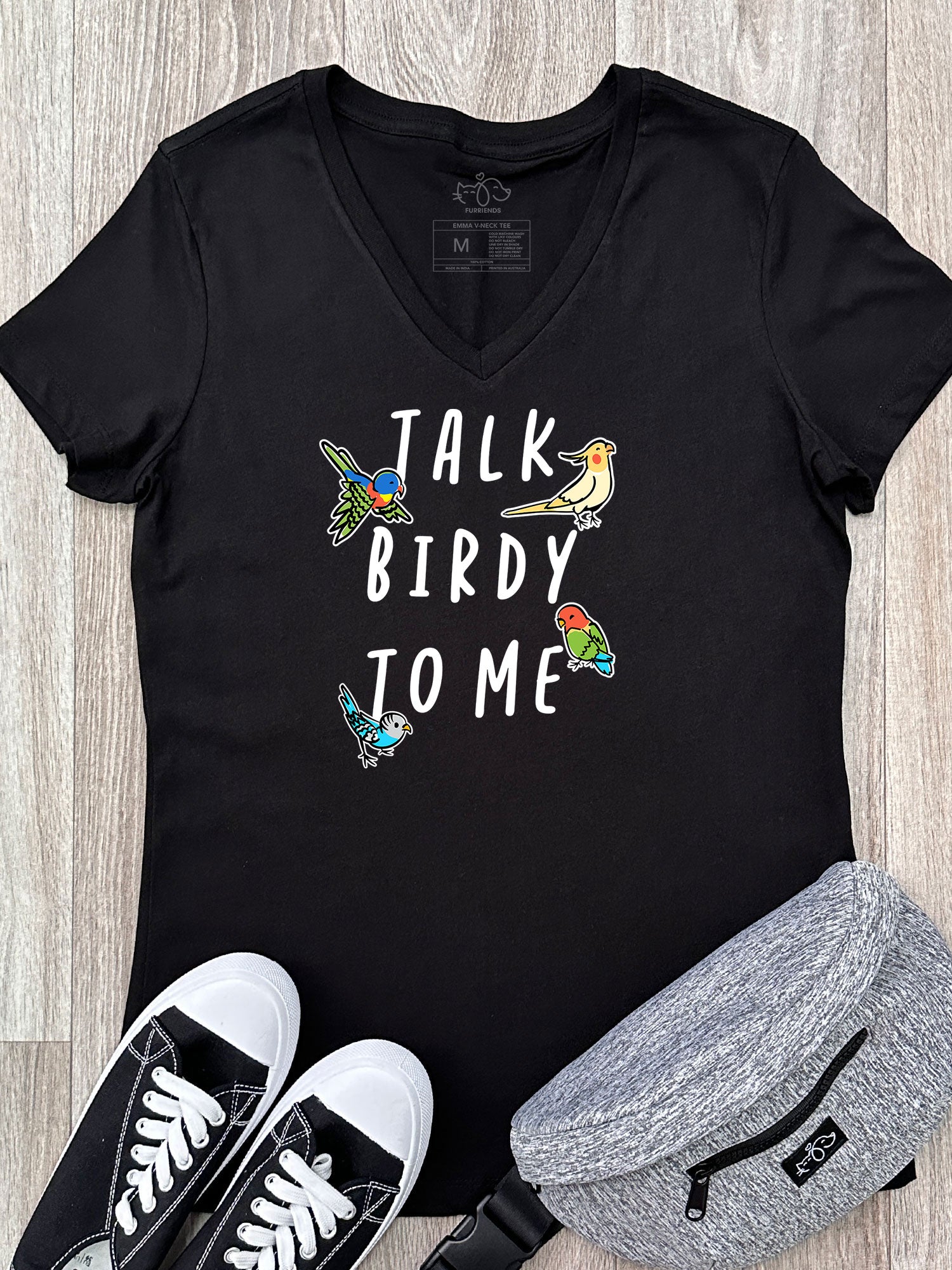 Talk Birdy To Me Emma V-Neck Tee