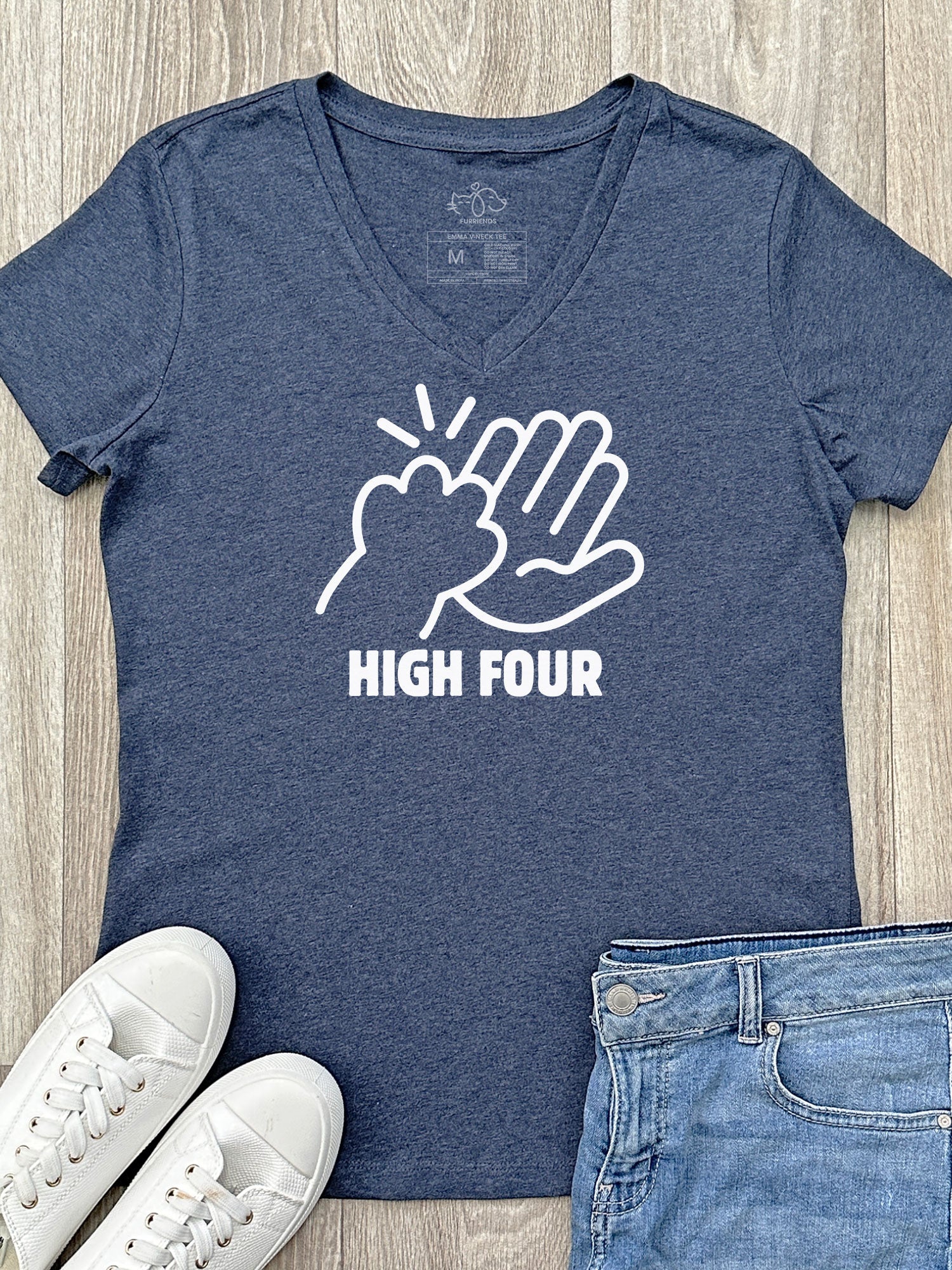 High Four Emma V-Neck Tee