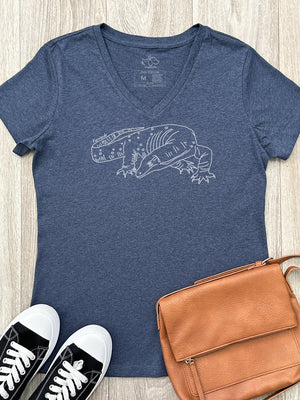 Lace Monitor Emma V-Neck Tee