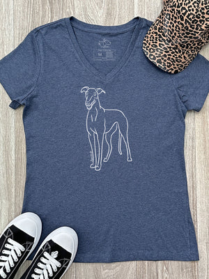 Greyhound Emma V-Neck Tee