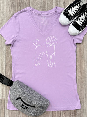 Standard Poodle Emma V-Neck Tee