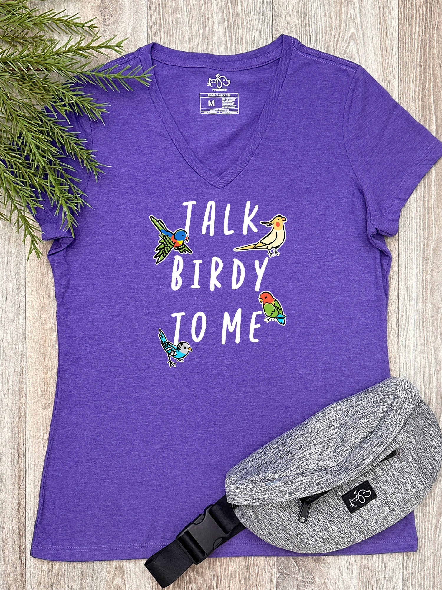 Talk Birdy To Me Emma V-Neck Tee