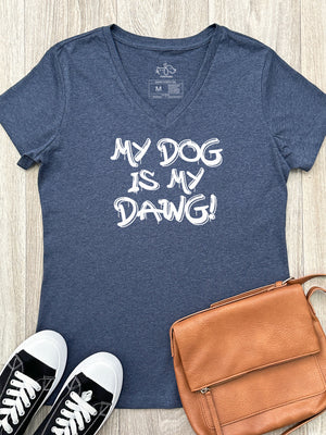 My Dog Is My Dawg! Emma V-Neck Tee