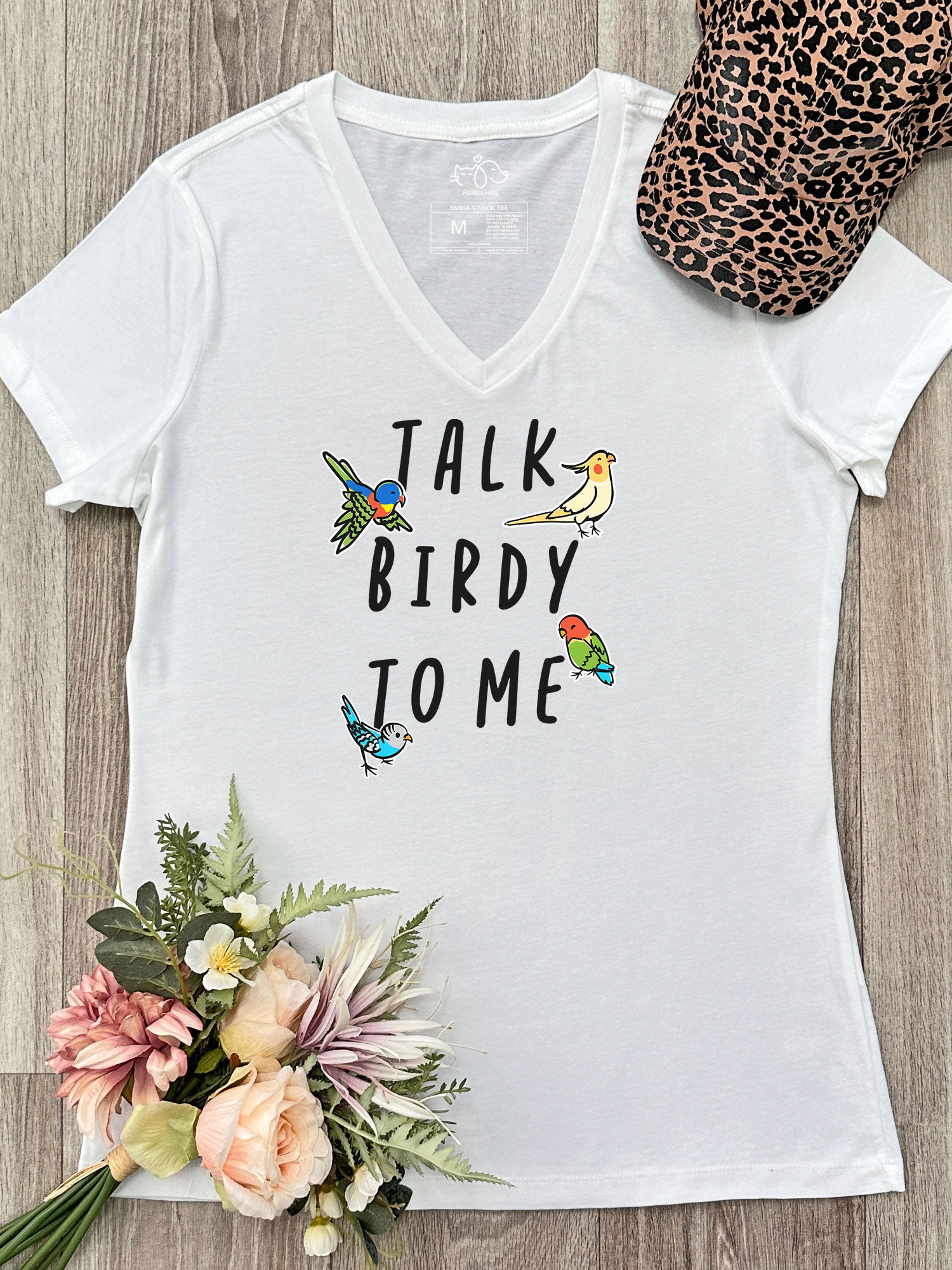 Talk Birdy To Me Emma V-Neck Tee